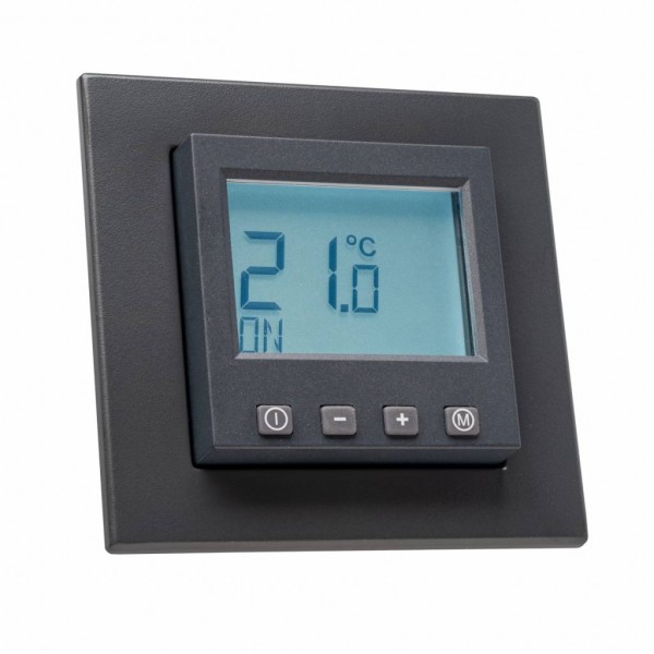 Raumthermostat digital für Jung Rahmen anthrazit