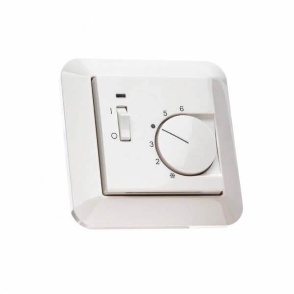 Raumthermostat für Merten System M mit Schalter Ein/Aus