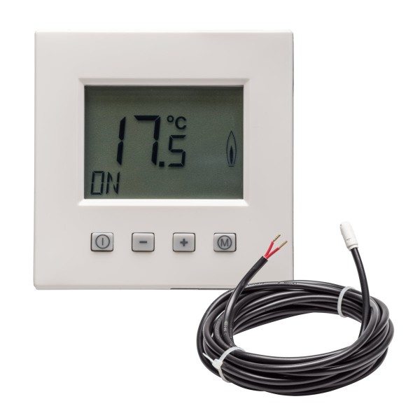 Fußbodentemperaturregler EFK-70 mit Uhr inkl. Bodenfühler