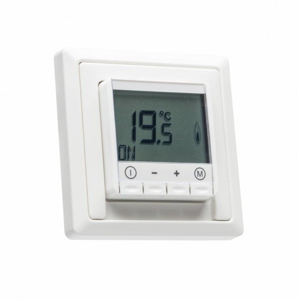 Raumthermostat digital inkl. Merten Artec Zwischenrahmen