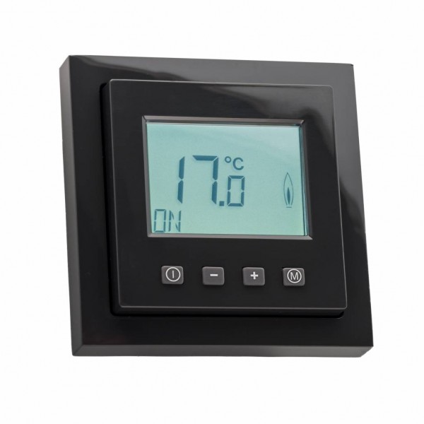 Raumthermostat digital mit Timer für Busch Jäger future linear anthrazit