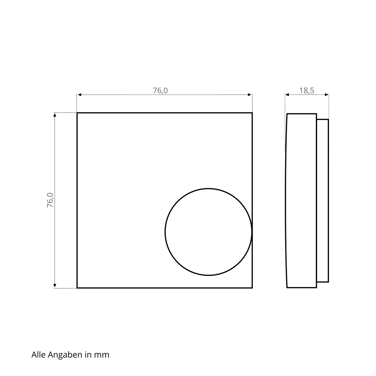 Halmburger Raumthermostat RTR-72rg mit Umschalter Heizen/Kühlen