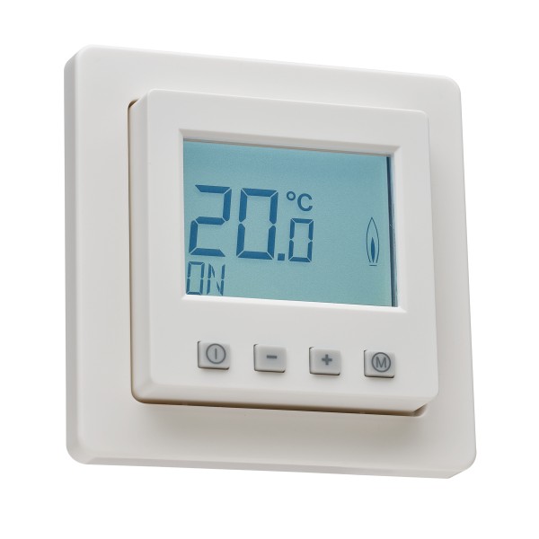 Raumthermostat digital für Berker Q.1/Q.3 Rahmen