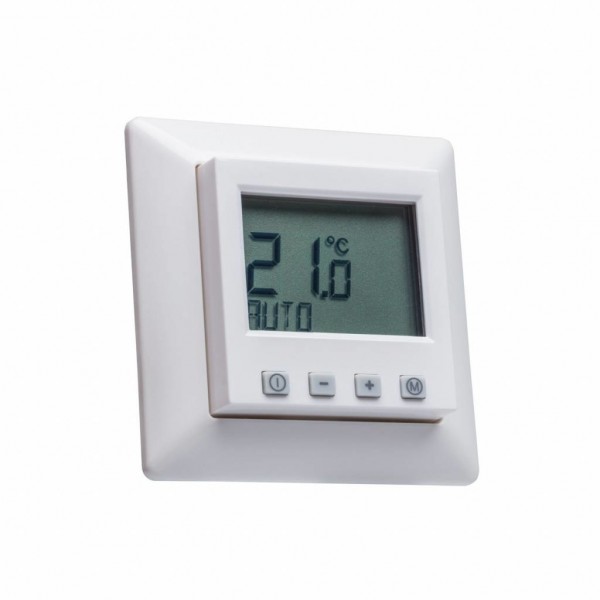 Raumthermostat digital mit Uhr für Jung Rahmen