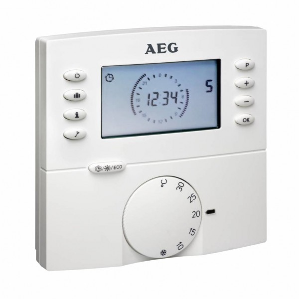 AEG Funk Raumtemperaturregler RTF-D mit Wochenprogramm