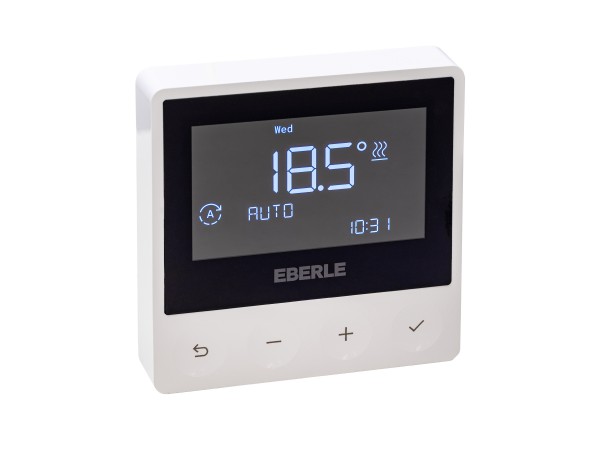 EBERLE Raumthermostat ATR-4800 programmierbar und extraflach für Heizen/Kühlen
