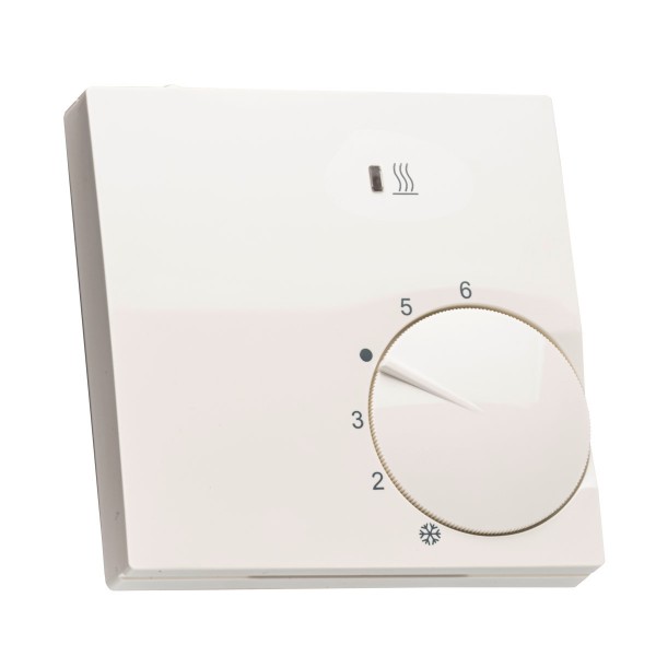 Raumthermostat RTR-A13f extraflach reinweiß mit Schalter Ein/Aus